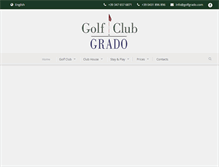 Tablet Screenshot of golfgrado.com